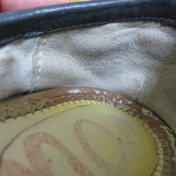 CLEARANCE! Sam Edelman Fritz Ballet Flats in Black leather size 5.5 - Picture 9 of 9